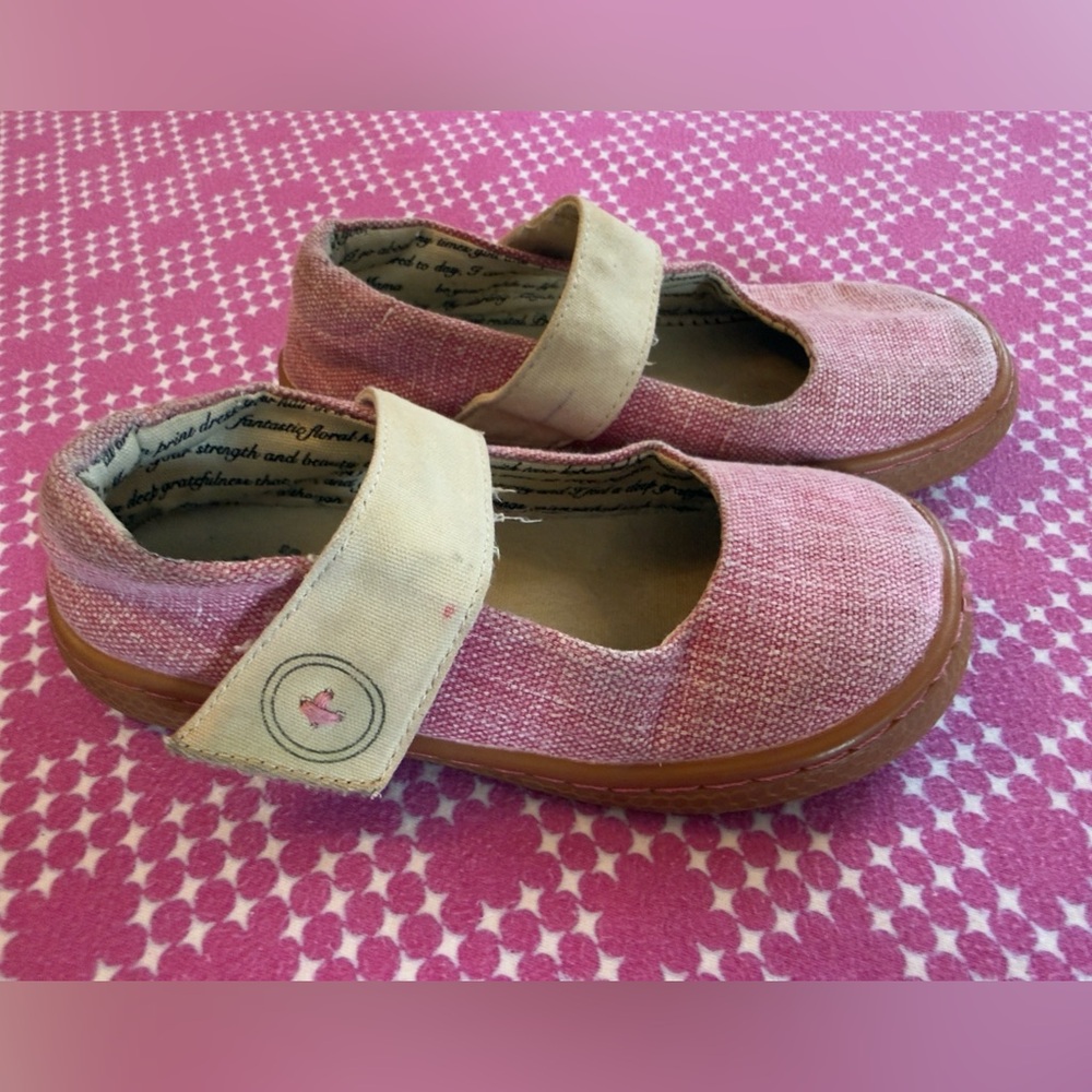 Pink and Tan Kids Shoes